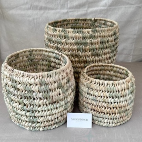 Handgemaakte manden set van 3 stuks