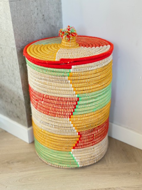 Gekleurde pompom mand